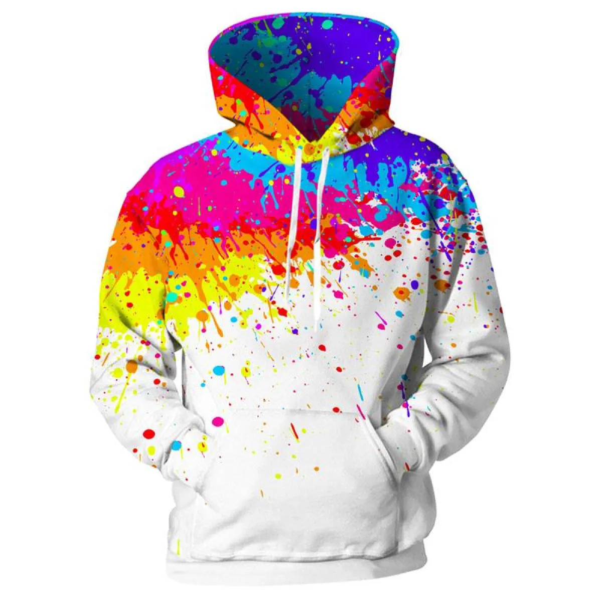 3D Spray Paint Printed Hoodie - Image 6