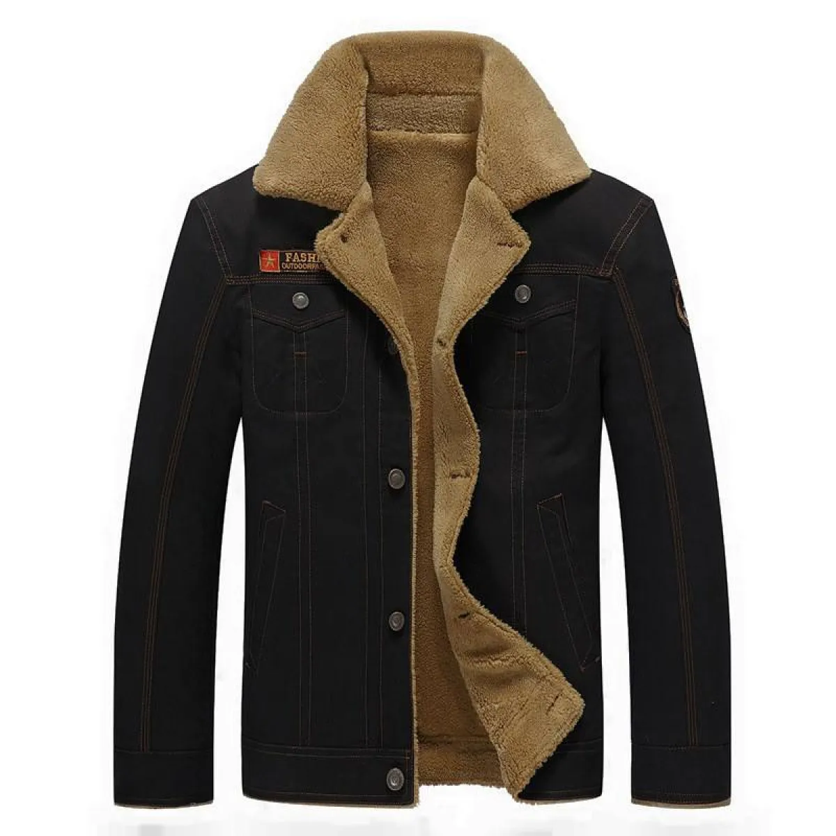 Army Military Jacket - Image 7