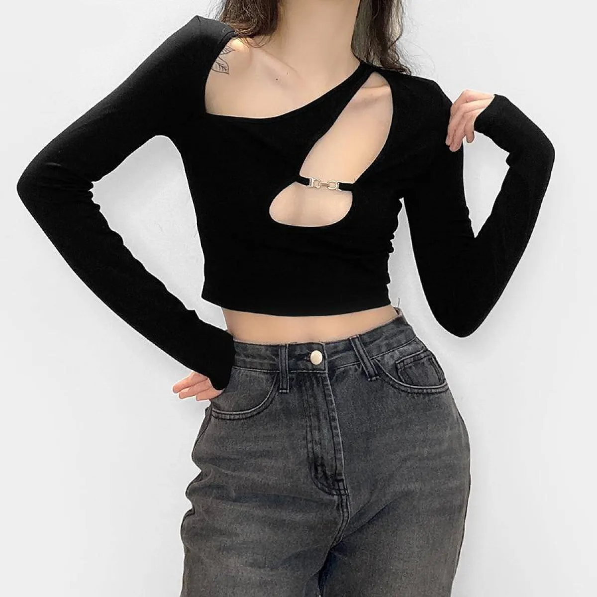 Black Dragon Crop Top - Image 4
