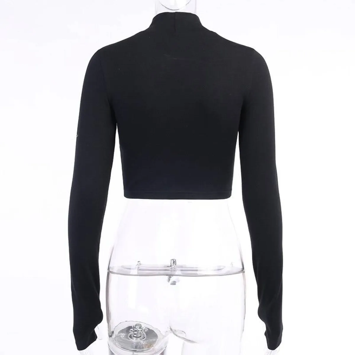 "Blessed" Goth Crop Top - Image 15