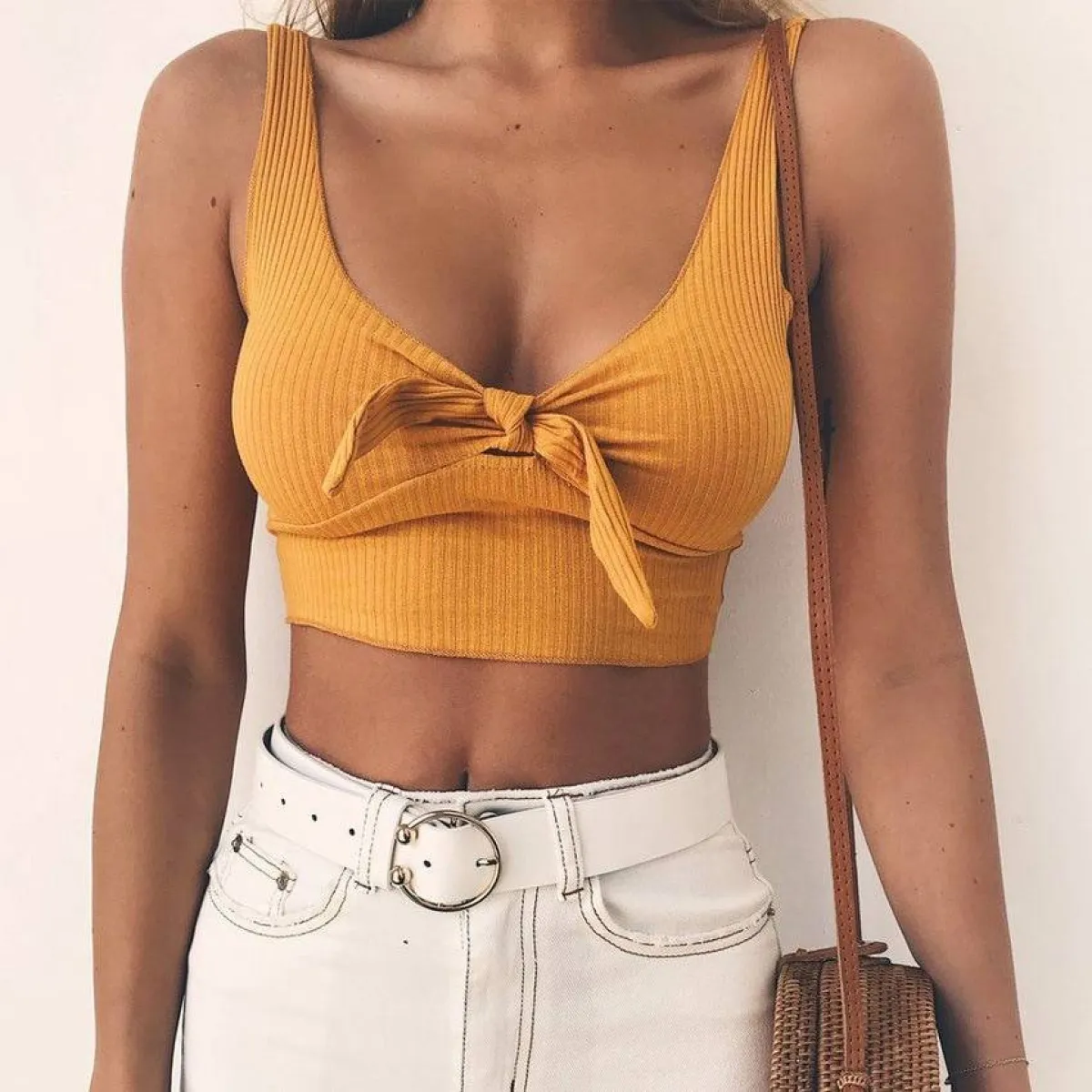 Bow Decorated Crop Top - Image 12