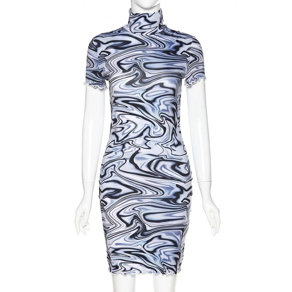 Butterfly Sleeve Summer Dress - Image 3