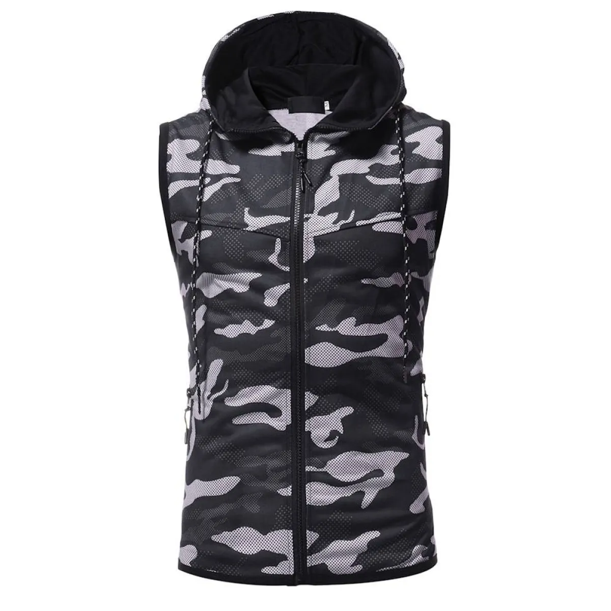 Camouflage Sleeveless Shirt - Image 22
