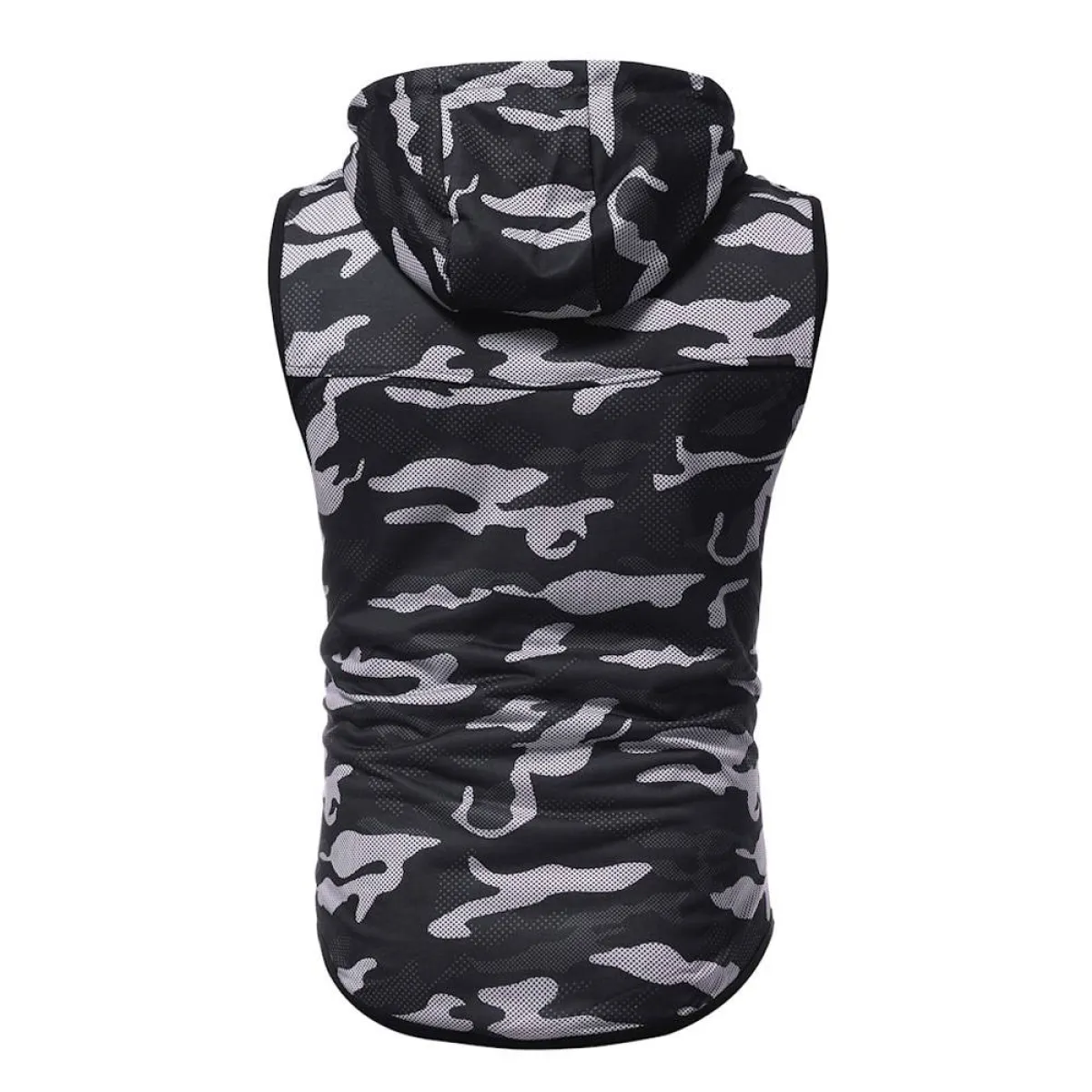 Camouflage Sleeveless Shirt - Image 6