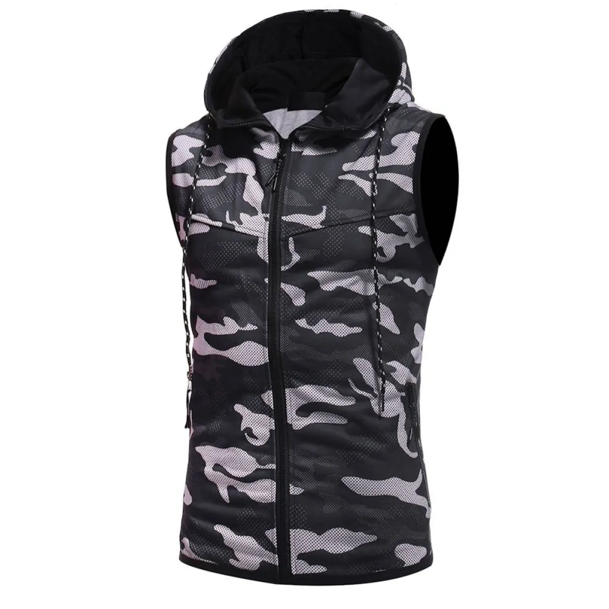 Camouflage Sleeveless Shirt - Image 7