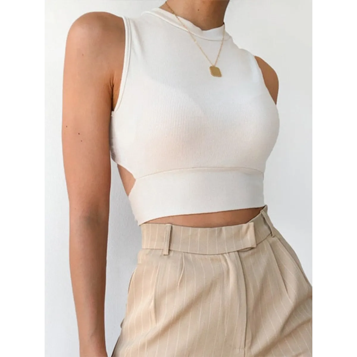 Casual Backless Streetwear Tops - Image 10