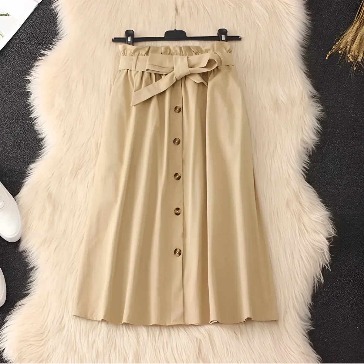 Elegant High Waist Pleated Skirts - Image 7