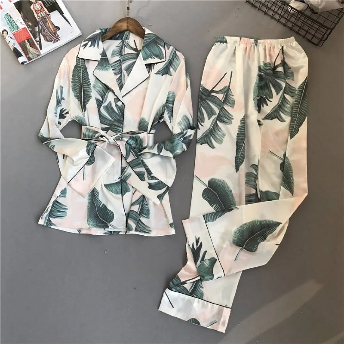 Flowers/Plant Pajama Set - Image 4