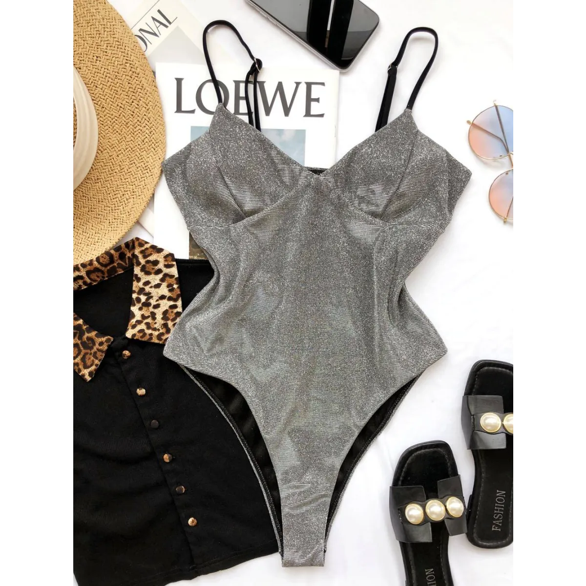 Glitter One-piece Swimsuits - Image 25