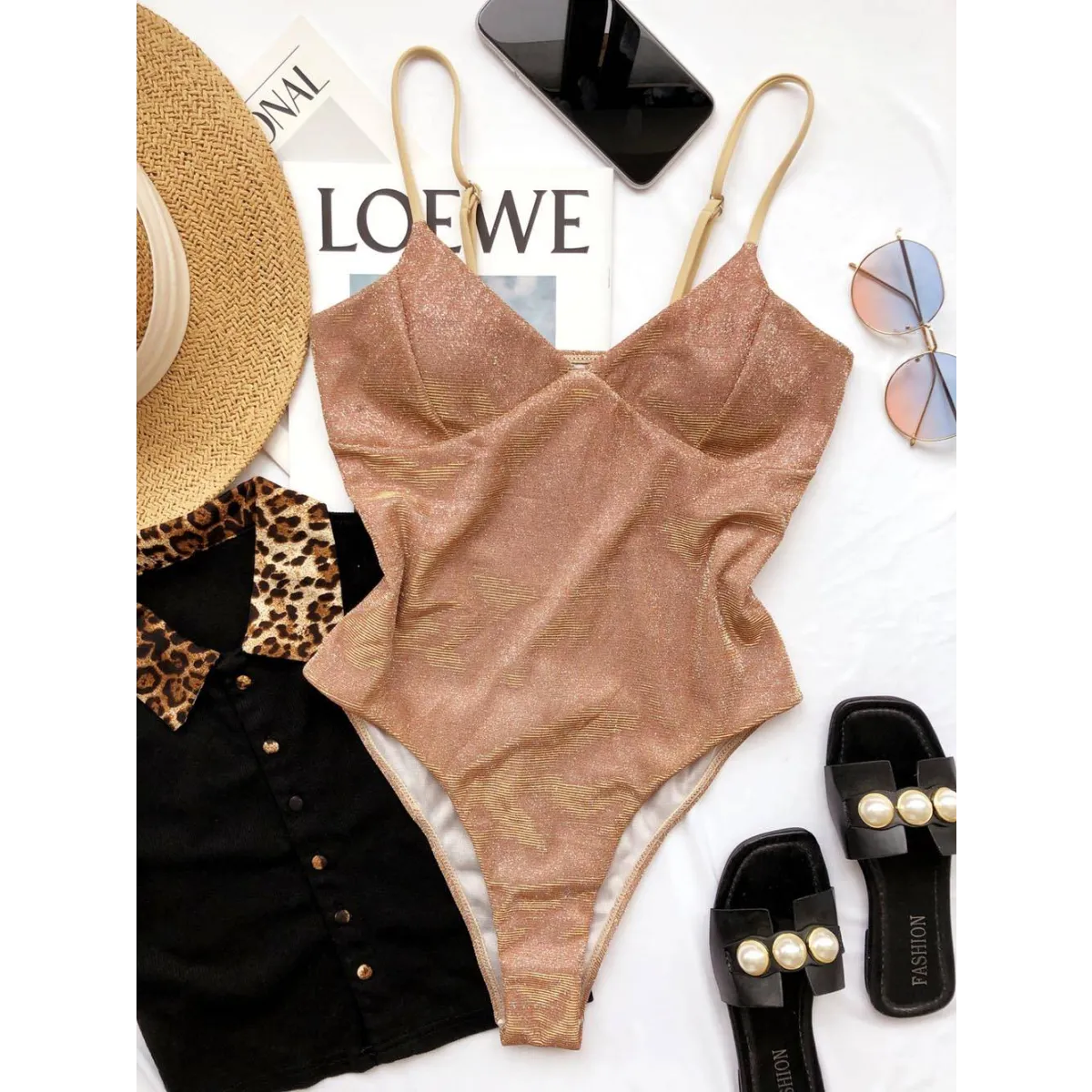 Glitter One-piece Swimsuits - Image 6