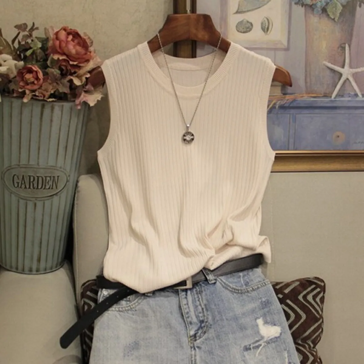 Knitted O-Neck Shirts - Image 10