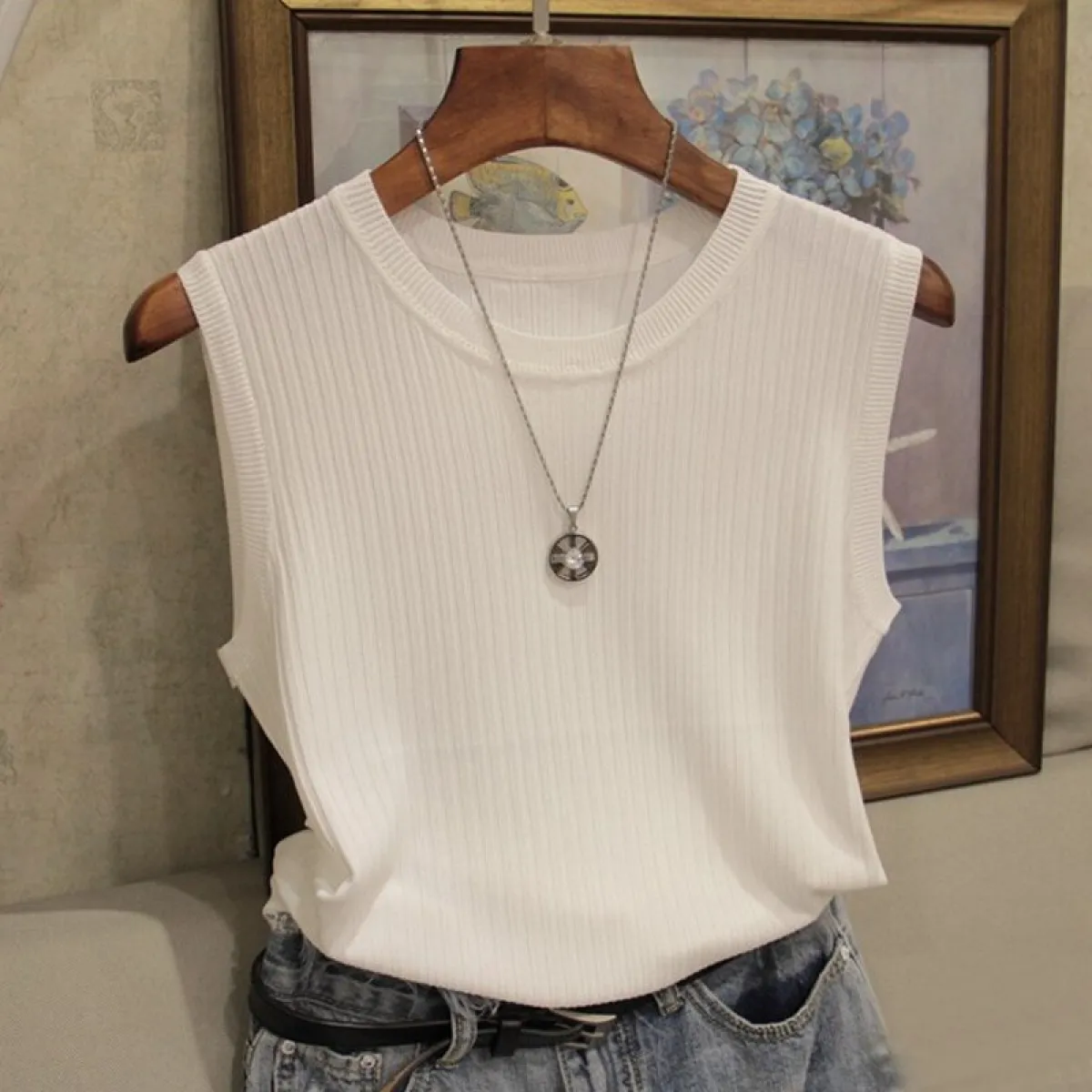 Knitted O-Neck Shirts - Image 8
