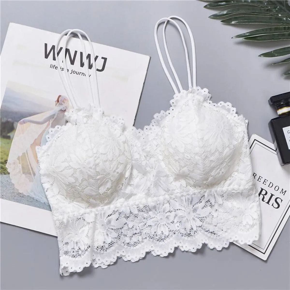 Lace V Neck Bralette - Image 6