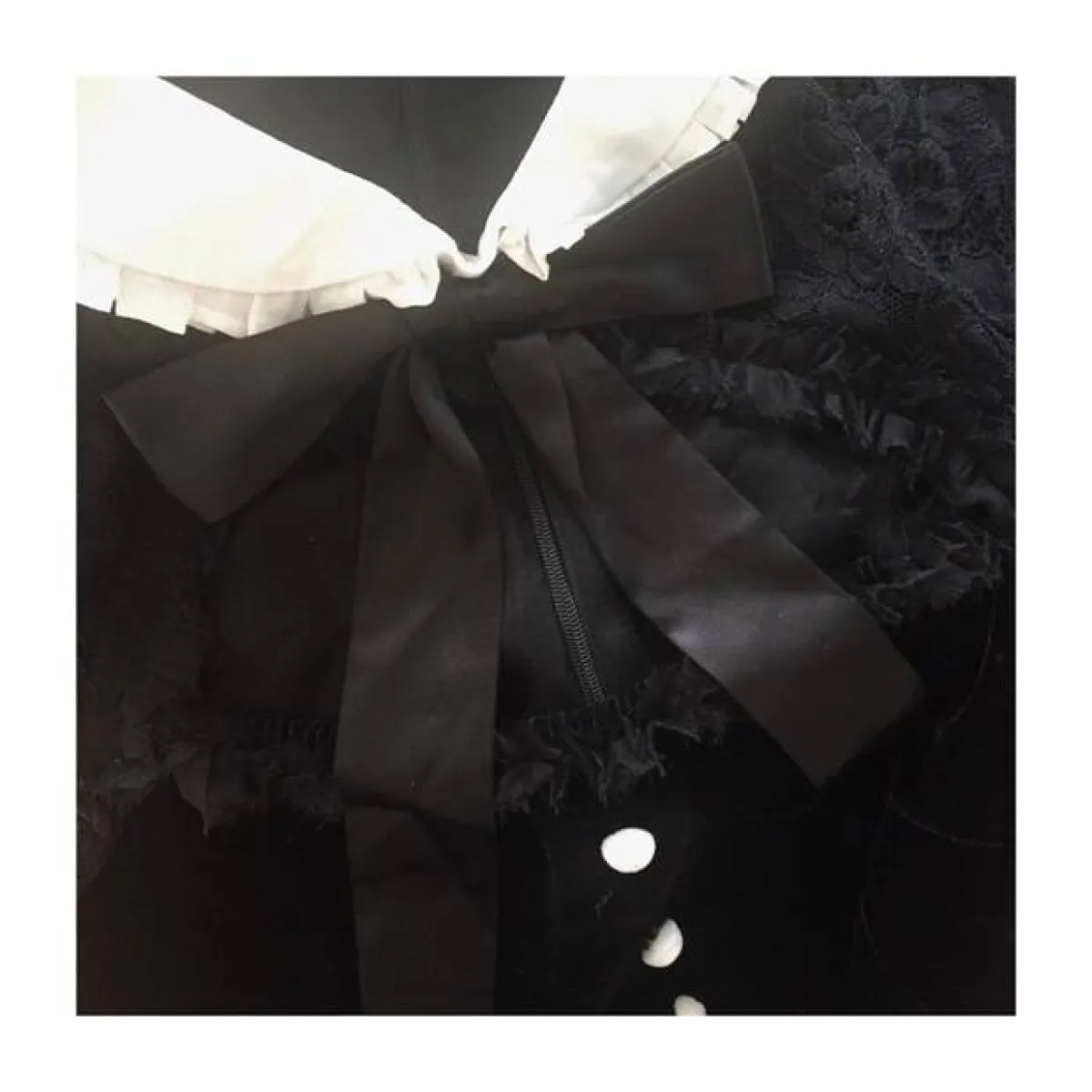 Lolita Hollow Lace Dress - Image 13