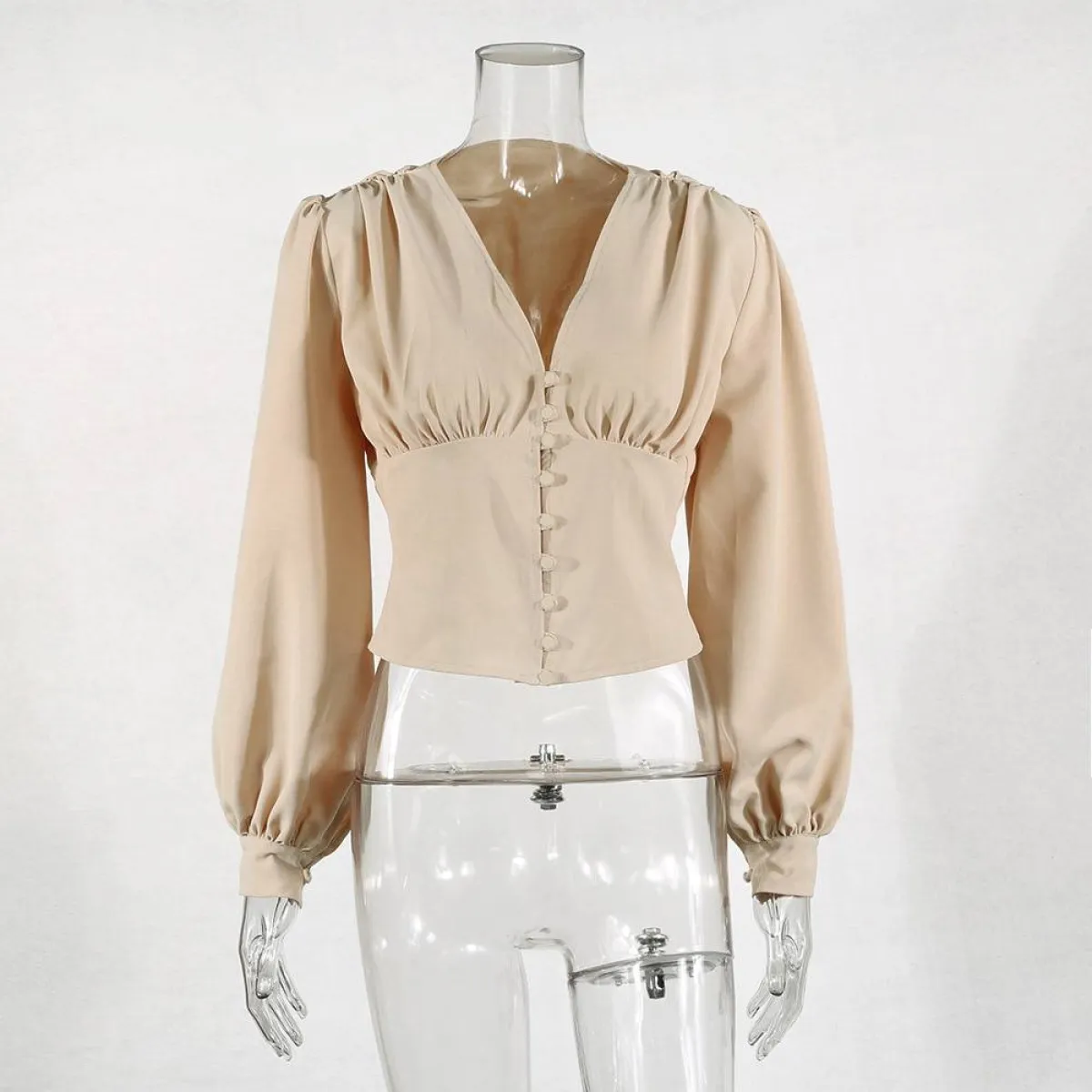 Long-sleeved Korean Blouse - Image 8