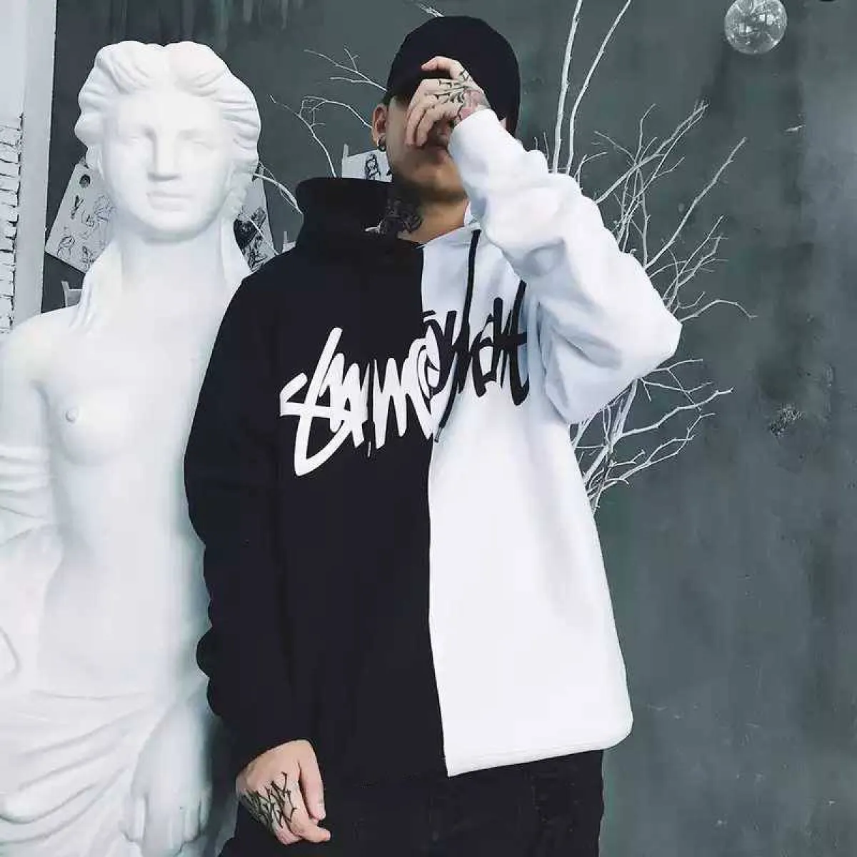 Men's Oversize Swag Hoodie - Image 3