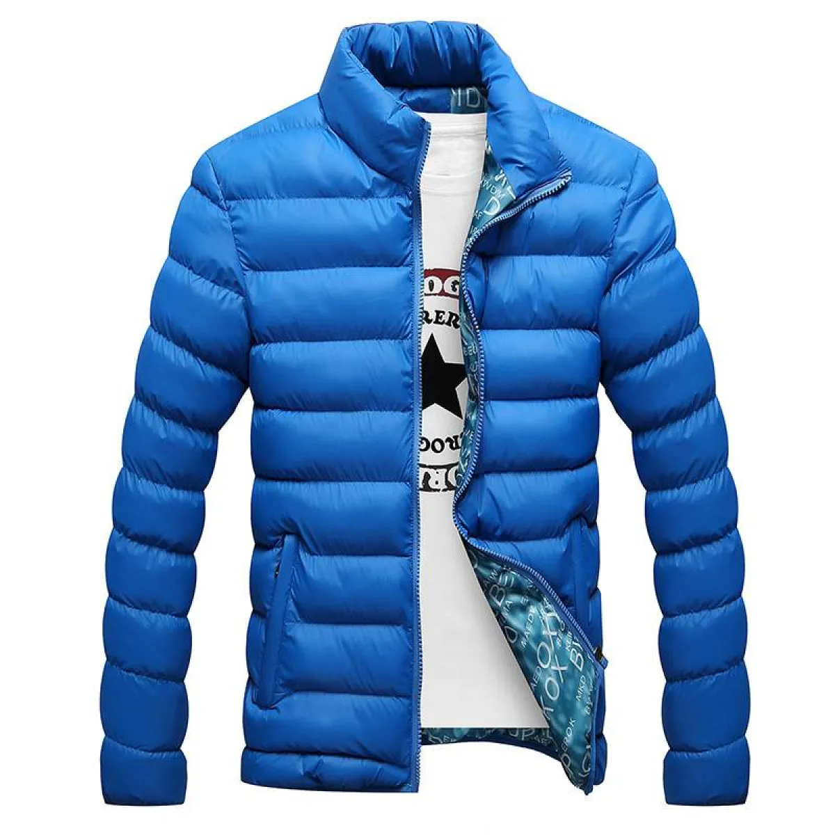 Men's Quilted Warm Jacket - Image 5