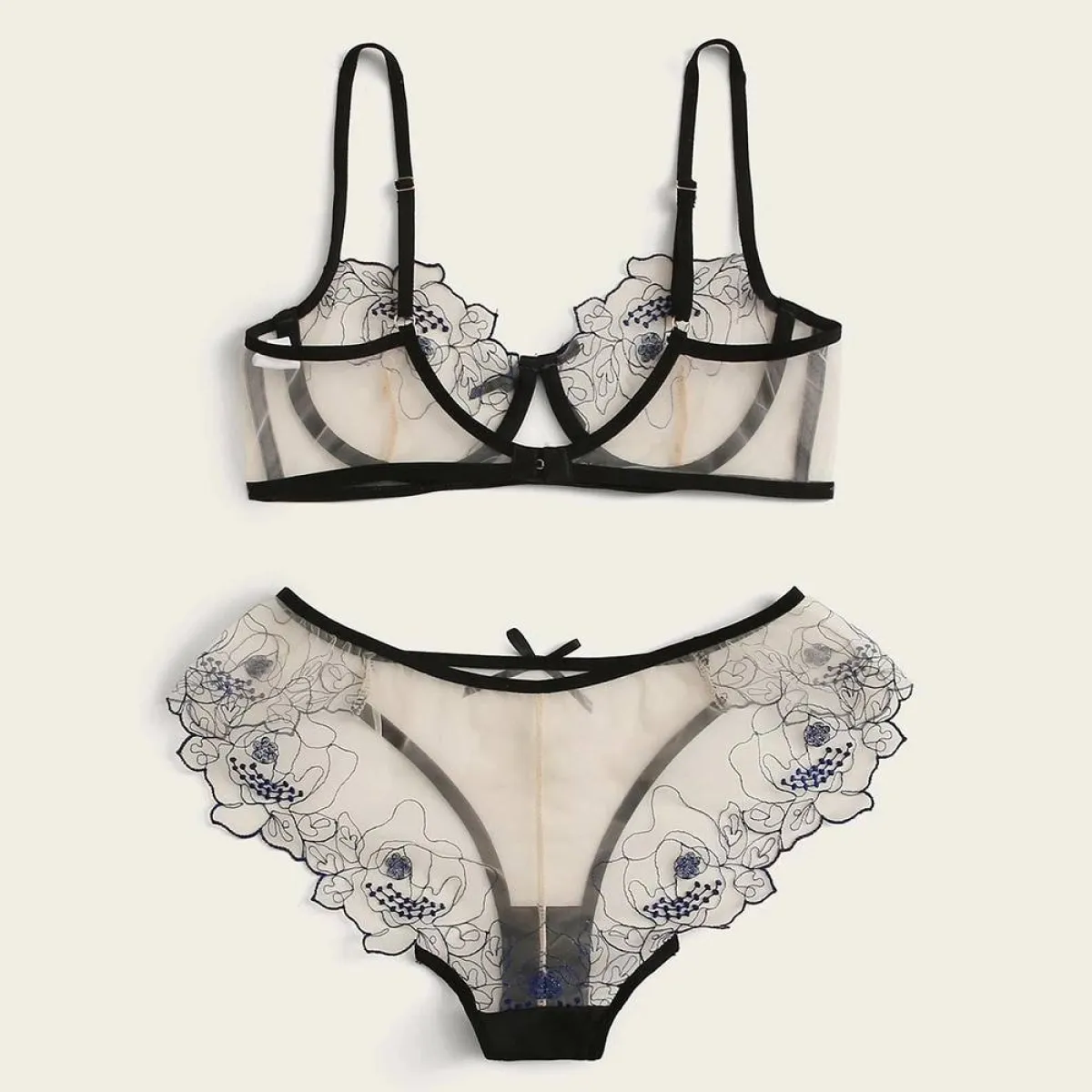 Sexy Transparent Lingerie Set - Image 4