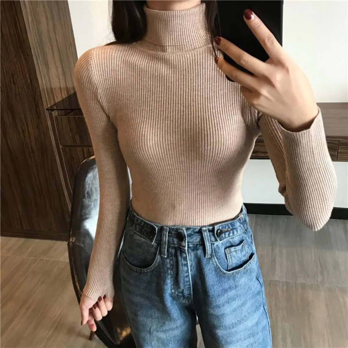 Thick Knitted Sweater - Image 6