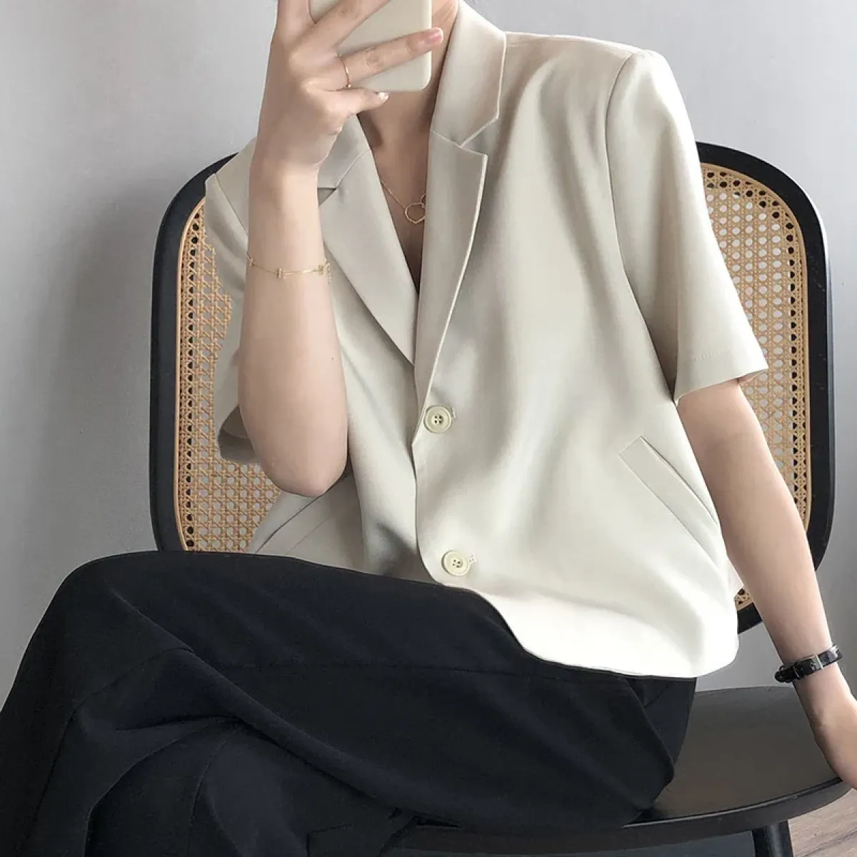 Victorian Short Sleeve Blazer - Image 6