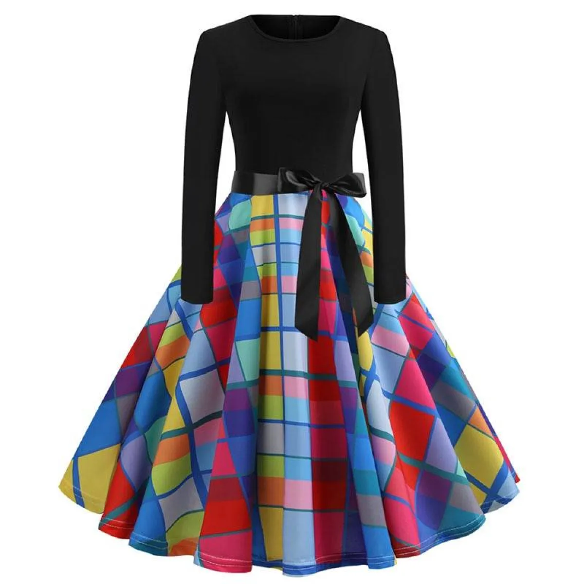 Women's Christmas Styled Swing Dress - Image 21
